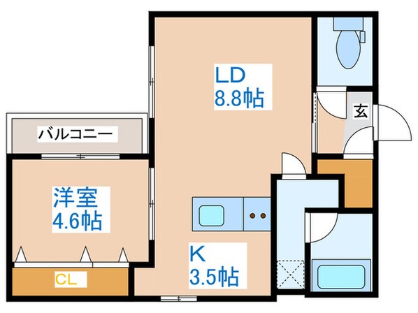 HARMONIAの物件間取画像